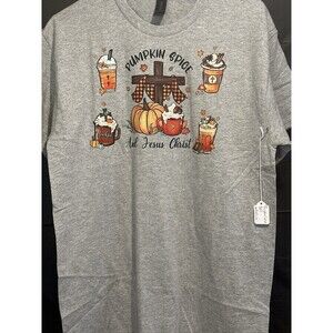 Pumpkin Spice & Jesus Christ Unisex Short Sleeve